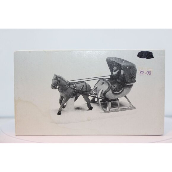 Dept 56 Heritage Village - One Horse Open Sleigh - Picture 6 of 6